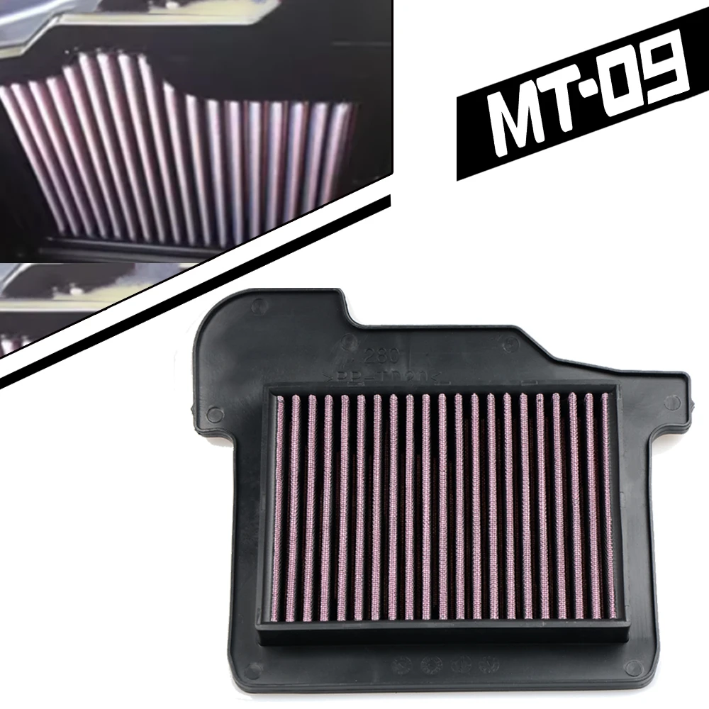 

Motorcycle High Flow Air Filter Intake Cleaner Fit for YAMAHA FZ-09 FJ-09 MT-09 MT09 FZ09 FJ09 MT/FZ/FJ 09 XSR900 Tracer 900