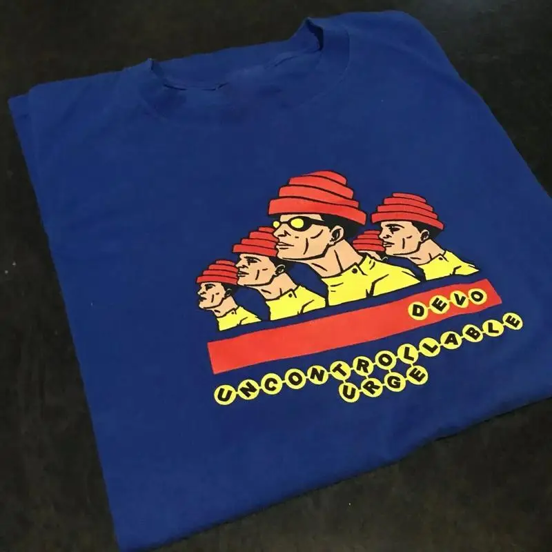 

Неуправляемая синяя футболка Devo Band Urge S 5XL GC3378