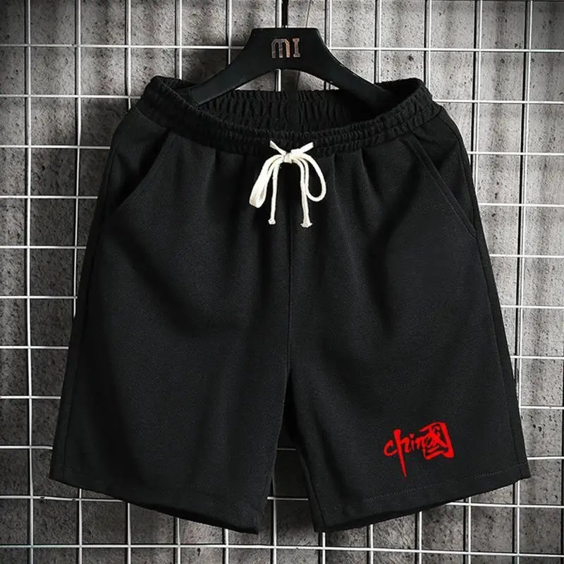 

Trendy Ice Silk Men's Casual orts Five-Point Beach Pants Loose Fit Summer Spor Youthwear Straight Leg ort Length