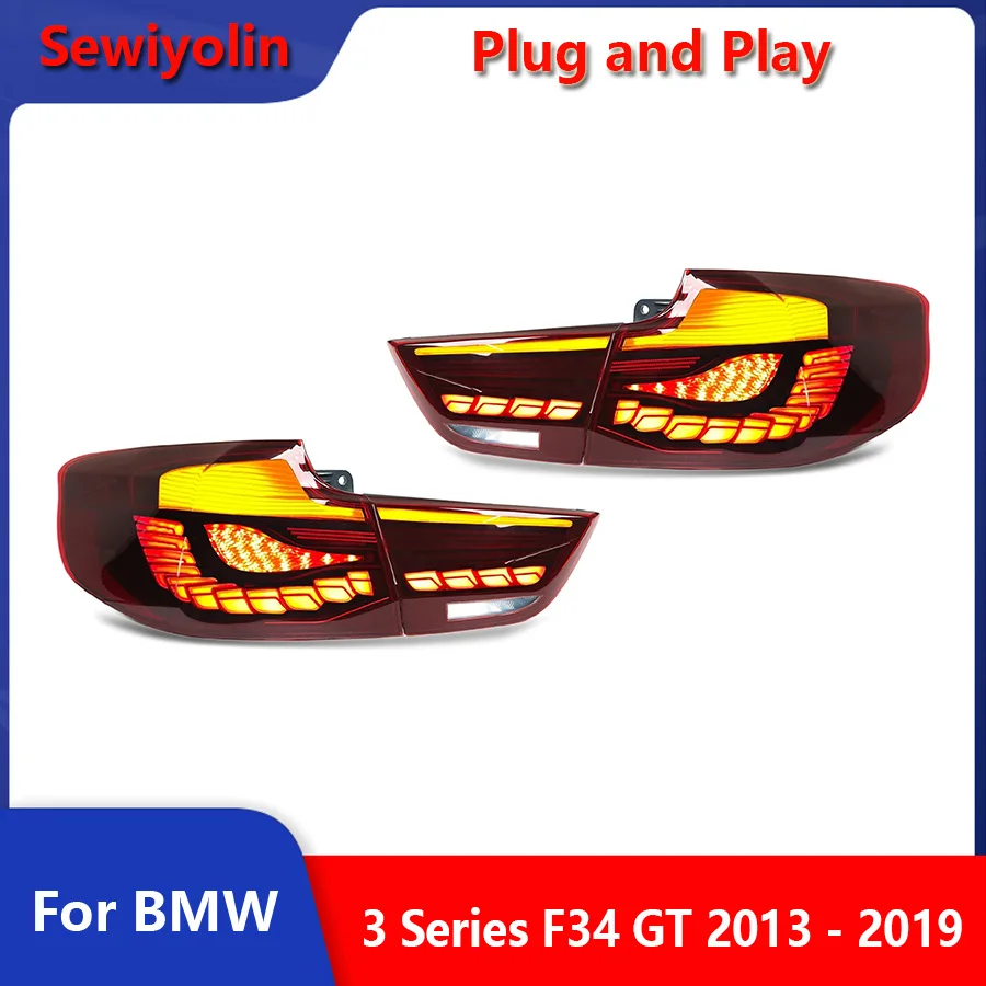 

Car Accessories Auto Tail Light led For BMW 3 Series F34 GT 2013 - 2019 DRL Fog Brake Lamp trailer Tuning Lights Plug And Play