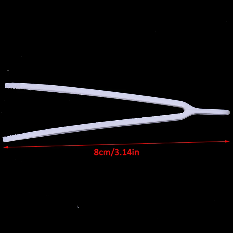 NEW 20pcs Disposable Tweezers Plastic Medical Small Beads Forceps for Jewelry Making