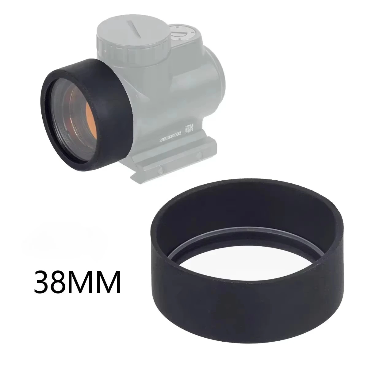 Tactical Red Dot Sight Rubber Lens Cover Cap Guard Protector For SureFire M300 M600 X300 X400 Light