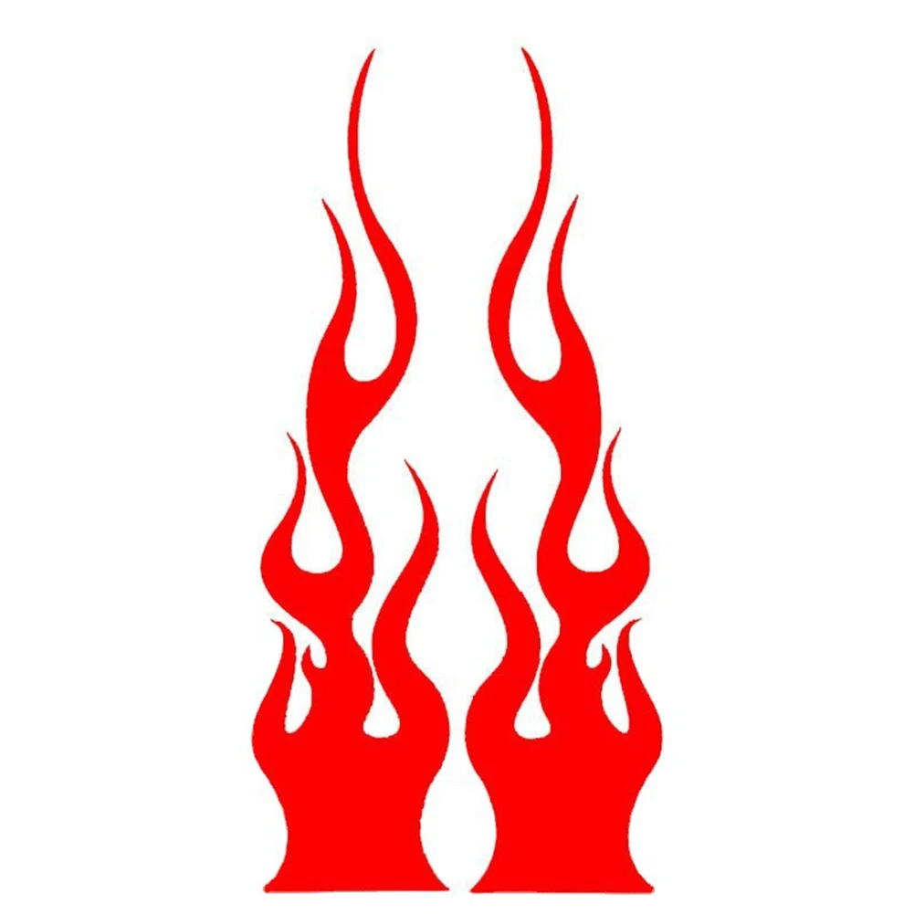 

Vinyl Flame Decal Sticker for Cars and Motorcycles Waterproof 15cm Personalized Design for Gas Tanks and Fenders