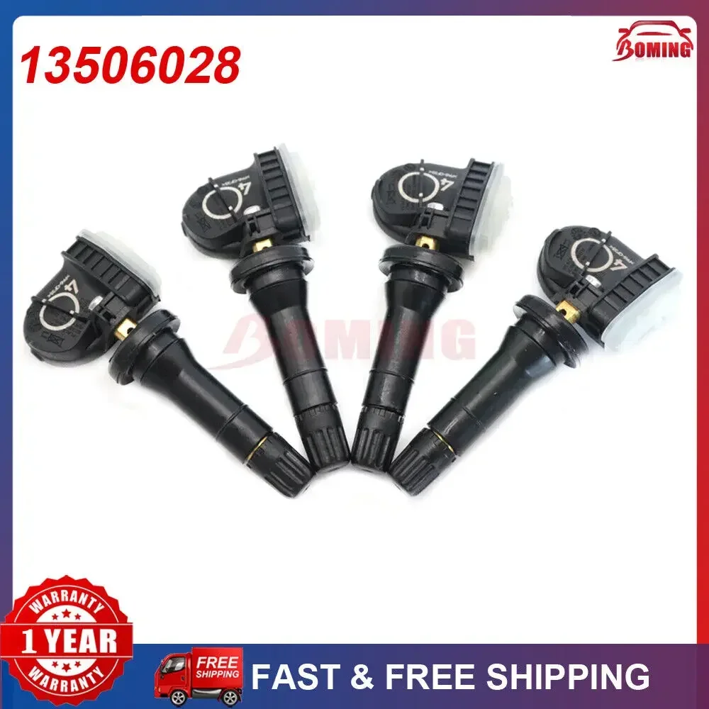 4pcs 13506028 TPMS Tire Pressure Monitor Sensor For Opel Insignia Meriva B Mokka Zafira C Adam Ampera Antara Astra J K Corsa D E