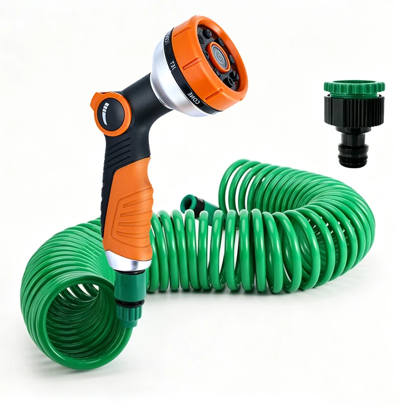 Horticultural Spring Irrigation Pipe, High-Pressure Multi-Mode Handheld Water Gun, Household Garden And Car Wash Supplies