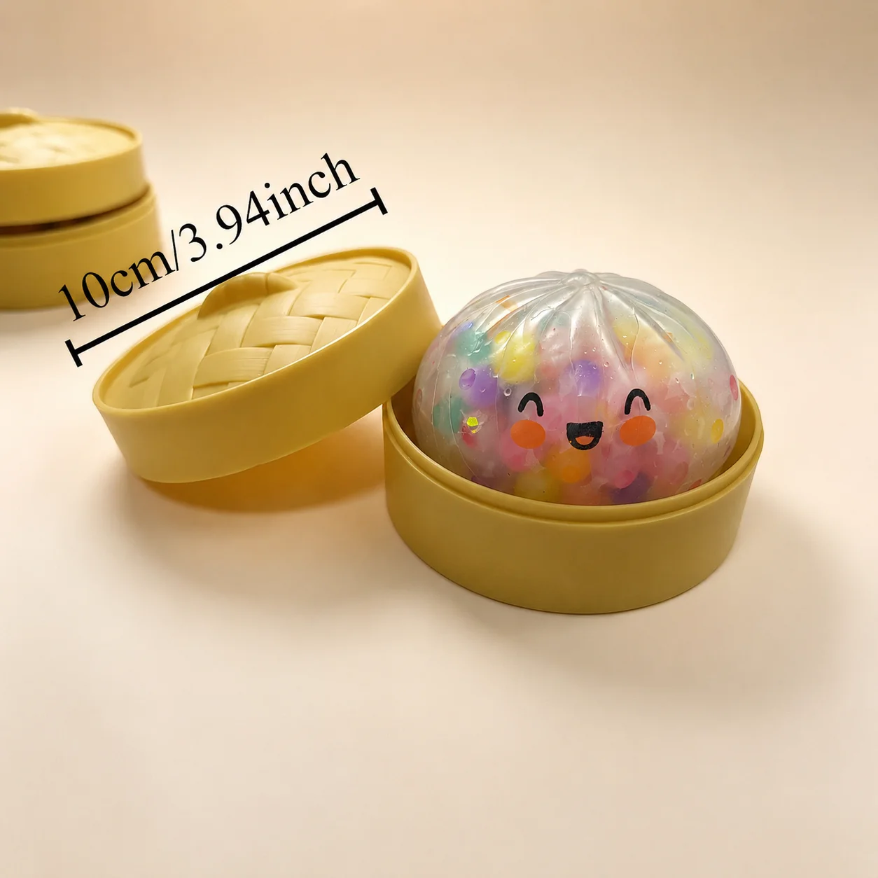 Each Set Contains 2 Pieces (1 Bun + 1 Steamer) Colorful Stress-Relief Bun Squishy Toys, Sensory Toys for Boys and Girls, Soft Stress-Relief, Soft Squishy Stress-Relief, Sensory Game Fun Design Colorful Squishies, Party Favors, Holiday Gifts, Bun Squeeze Toys, Random Colors