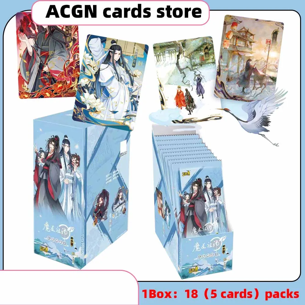 Kayou Patriarch of Magic Dao VOL.3 Drunken Dream Signature Card Wei Wuxian Blue Forgetting Machine Collection Card Toy Gifts