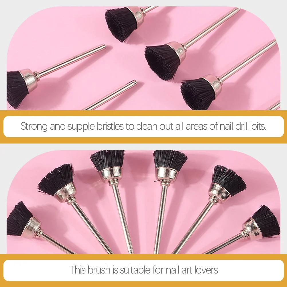 Grinding Head Cleaning Brush Nail Drill Bits DIY Beauty Manicure Accessories Tool Accessory Electric