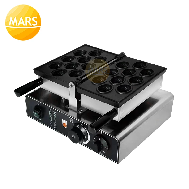 Electric Waffle Maker Nonstick Walnut Baker Iron Machine Mini Cake Baking Pan Equipment Commercial Cooking Appliance