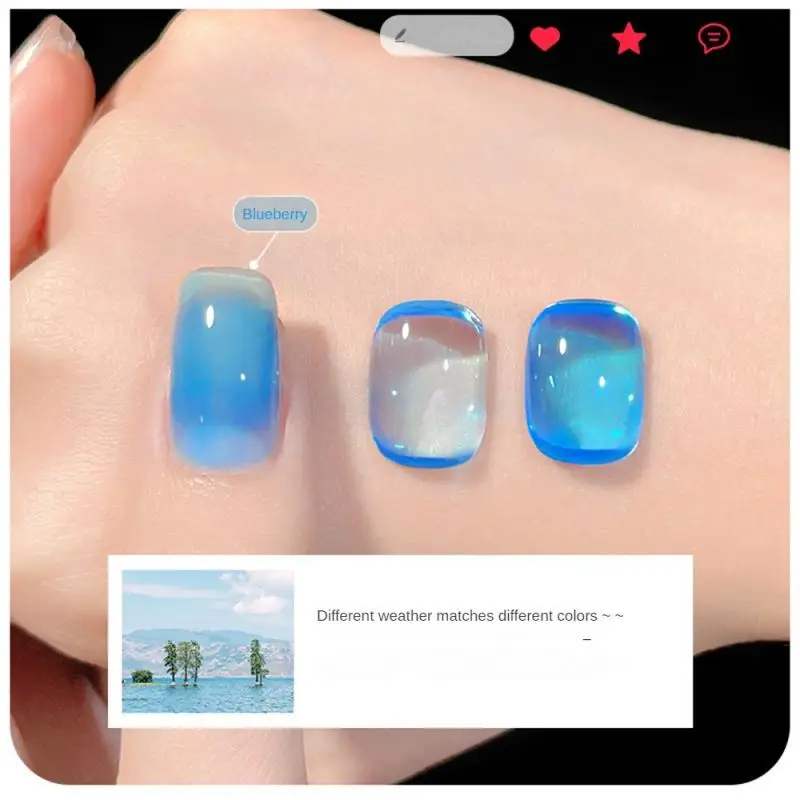 Dopamine Lasting Single Color Summer Manicure Newest Exclusive Summer Bright Colors Ice Permeable Long Lasting Nail Gel Popular