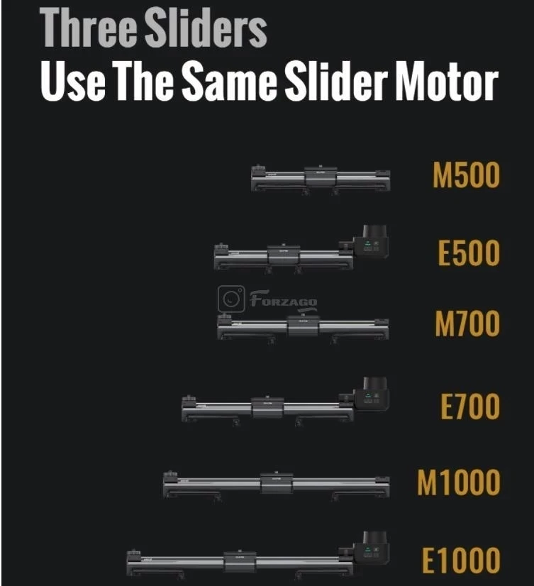 Zeapon Gemotoriseerde Micro 3 M500 E500 M700 E700 M1000 E1000 Elektrische cameraschuif Draagbare reisafstand 59 cm/21,2 inch 4,5 kg