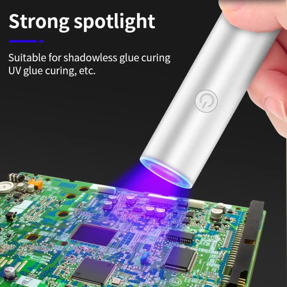 مصباح أظافر LED بالأشعة فوق البنفسجية قابل لإعادة الشحن، شاشة ديجيتال مع وظيفة التوقيت، مجفف أظافر صغير محمول، قلم مجفف أظافر LED سريع الجفاف