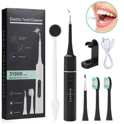 Sonic Electric Toothbrush - Home Portable Calculus Removal Care and Toothbrush Tool