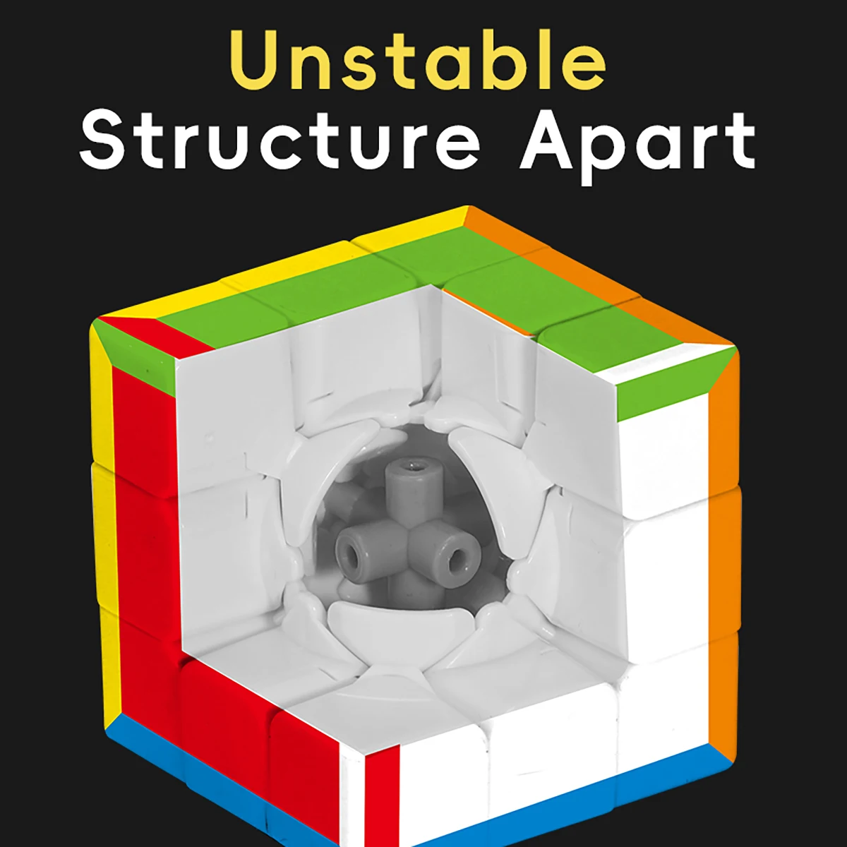 المكعب السحري 3x3x3 سريع تويست الأشعة فوق البنفسجية المطبوعة الملونة الإجهاد تخفيف لغز السلس المهنية سرعة لعبة لعبة للأطفال