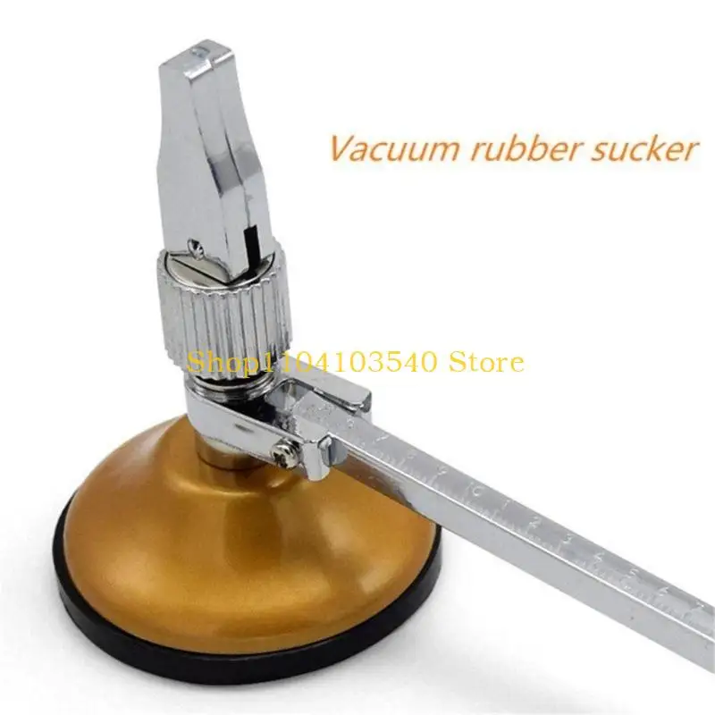 

02DC Convenient Compass Glass Cutter High-precision Circle Glass Cutter Compasses Cutting with Suction Cup Tool for Industry