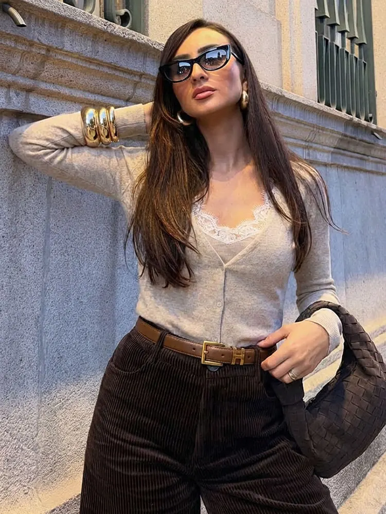 Thumbnail 2 - #13 Trending Womens Cropped Knit Sweaters Right Now