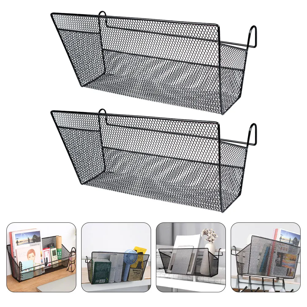 2 قطعة سلة السرير عنبر الحل التخزين الإبداعي لا الحفر المطلوبة عنبر سلال معلقة #2