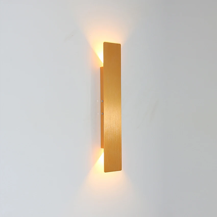 Modern minimalist rectangle shape LED Wall Lamps Nordic style Indoor Wall Lamps Living Room Lights AC85-265V Simple Lighting