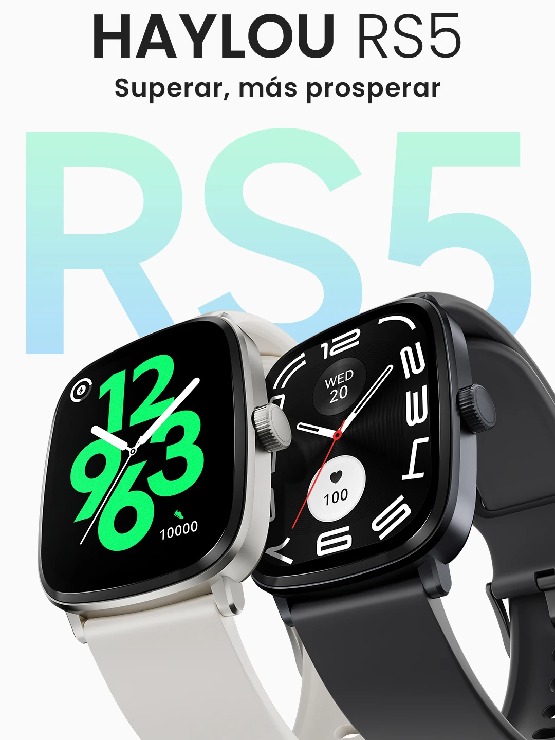 HAYLOU montre RS5 Smartwatchs 2.01 ''AMOLED affichage Bluetooth appel Assistant vocal étanche Sport activité Fitness montre intelligente