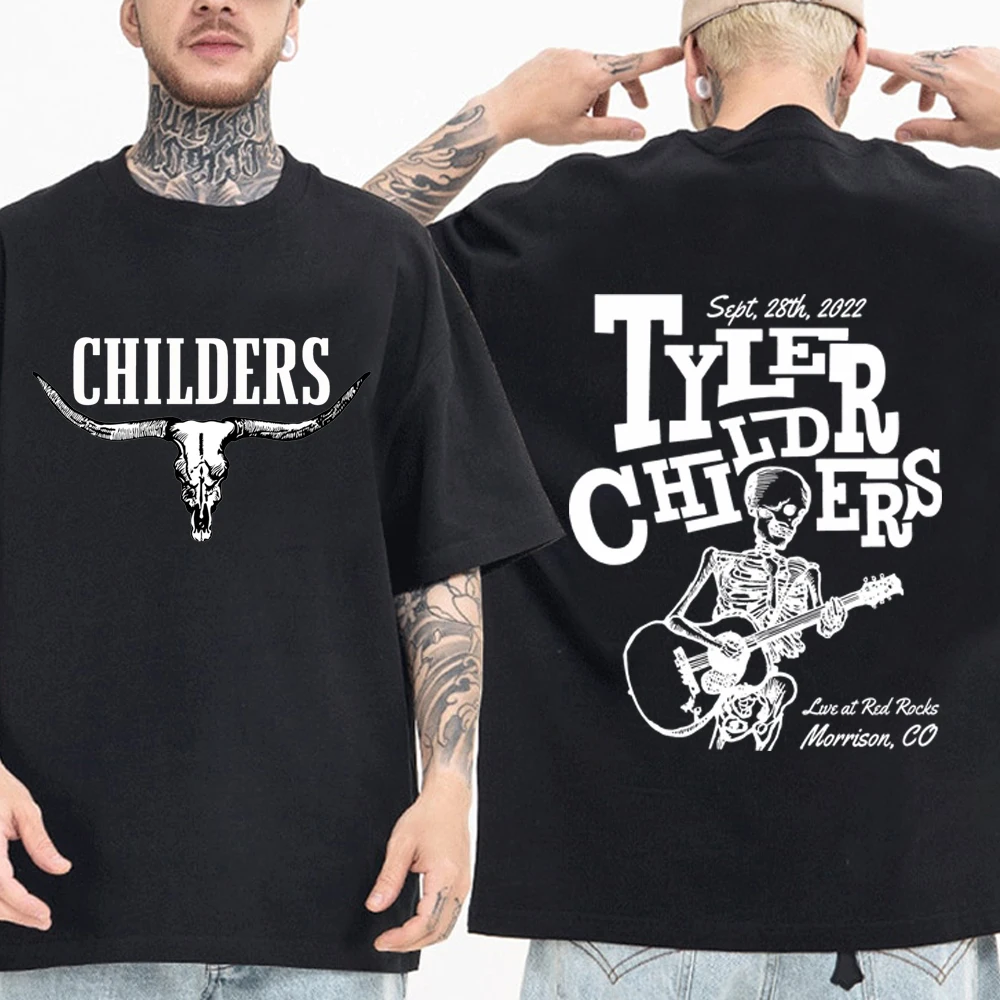 Tyler Childers T-Shirts Man Woman Harajuku O-Neck Short Sleeve Western Country Music Shirts Fans Gifts