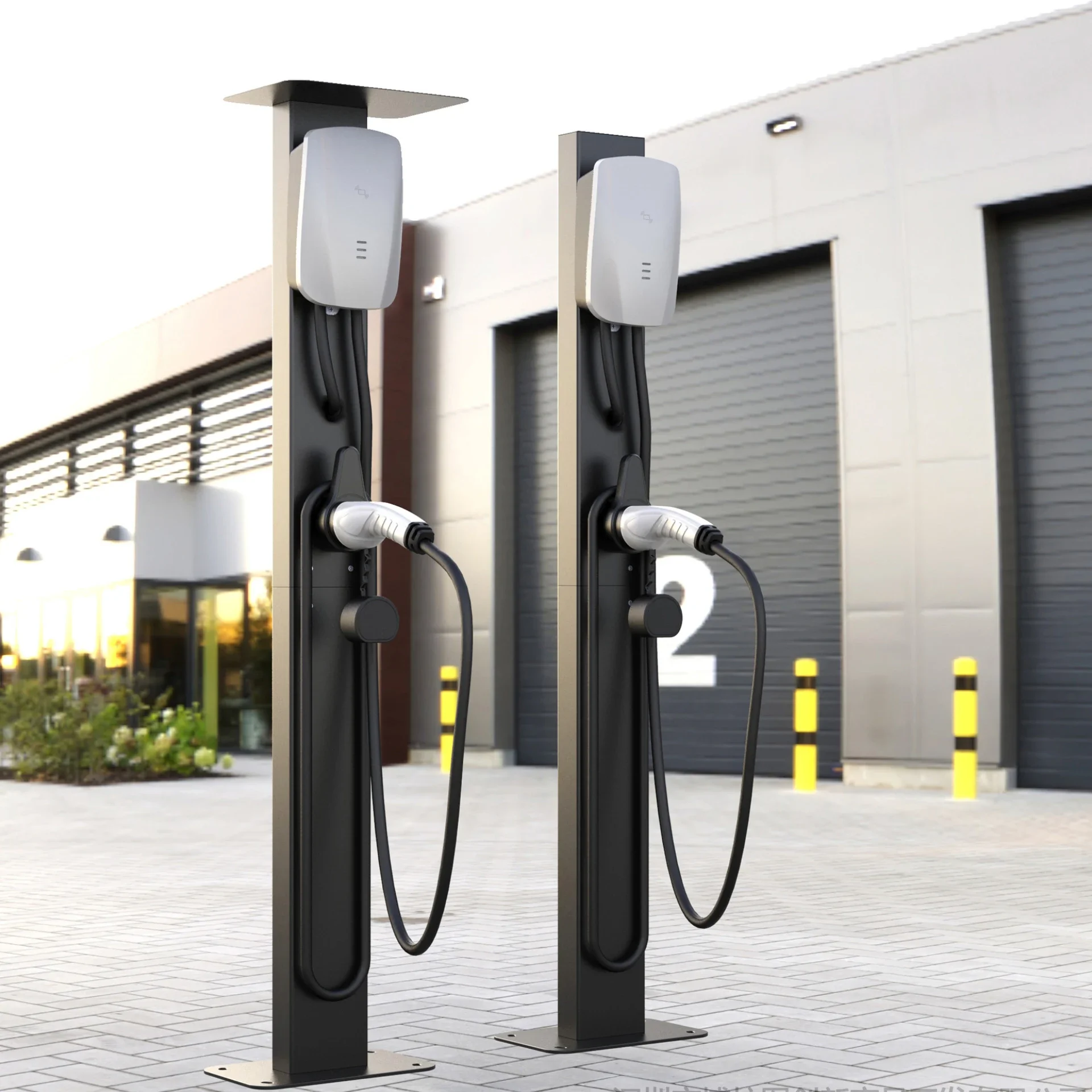 TAYSLA شاحن EV قاعدة شحن محطة الركيزة جدار موصل شحن آخر تصاعد القطب لمحطة شاحن تسلا EV