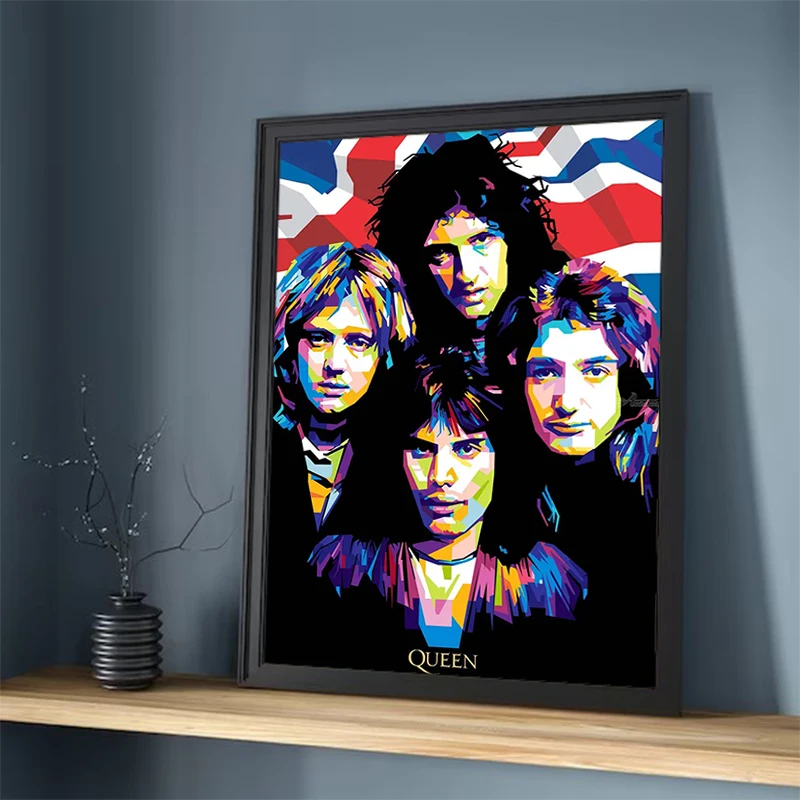 Posters Voor Wanddecoratie Rockband Koningin Decoratief Schilderen Schattige Kamer Decor Huis En Decoratie Canvas Schilderijen Voor Slaapkamerkunst