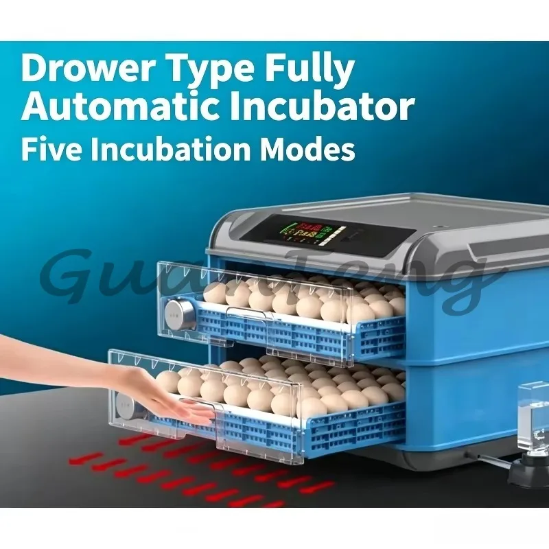 Small Household Egg Hatching Box, Mini Automatic Intelligent Incubator for Quail, Rutin Chicken and Bird Eggs Breeding
