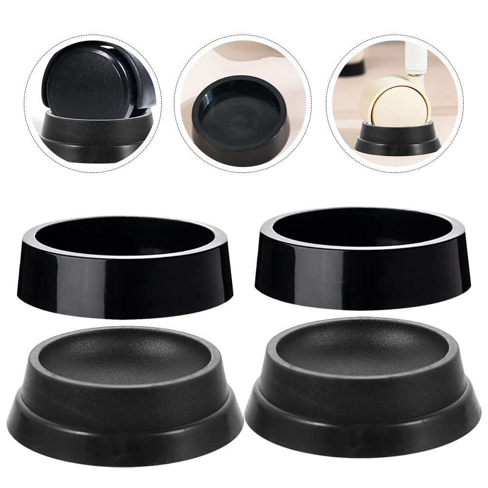 

8Pcs Wear-Resistant Caster Cups Heavy Duty Furniture Sliders Cushions Chair Leg Tips Caps for Floor Protection
