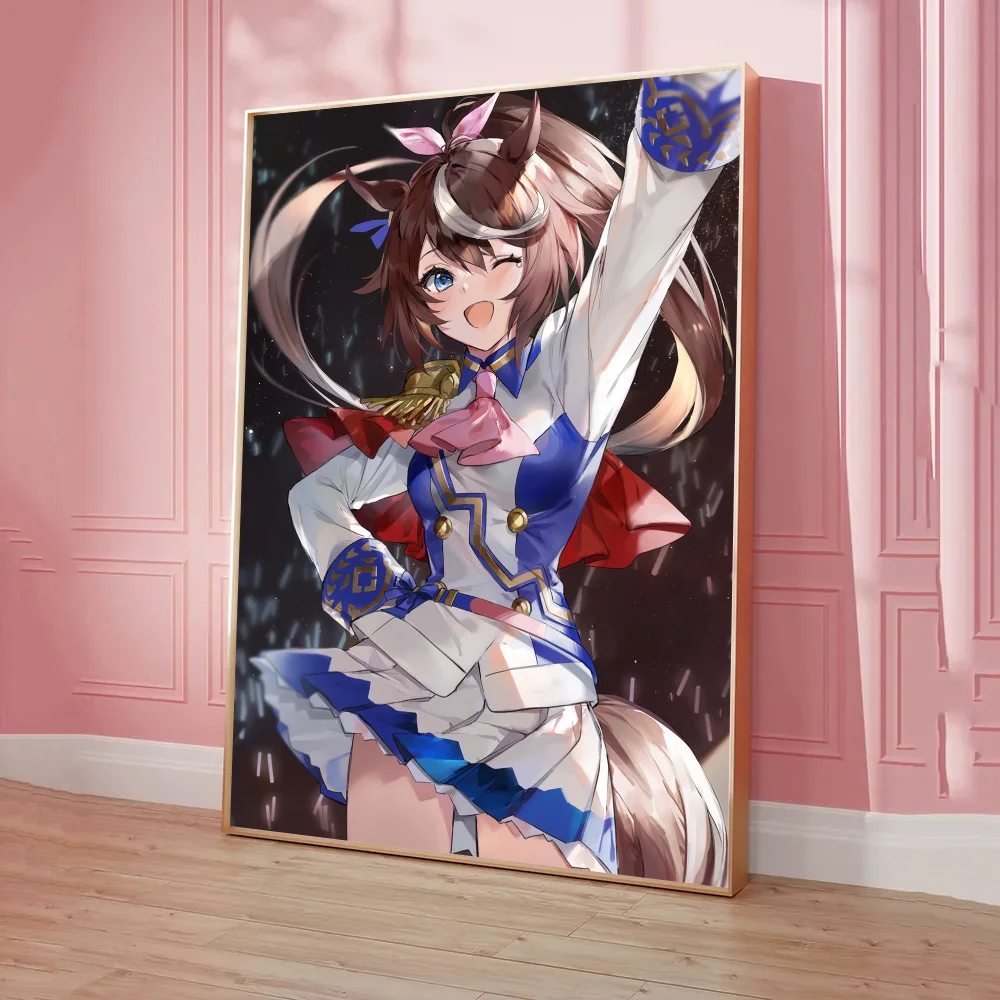 Tokai Teio Uma Musume Pretty Derby Vintage Posters Sticky Whitepaper Prints Posters Artwork Posters Wall Stickers