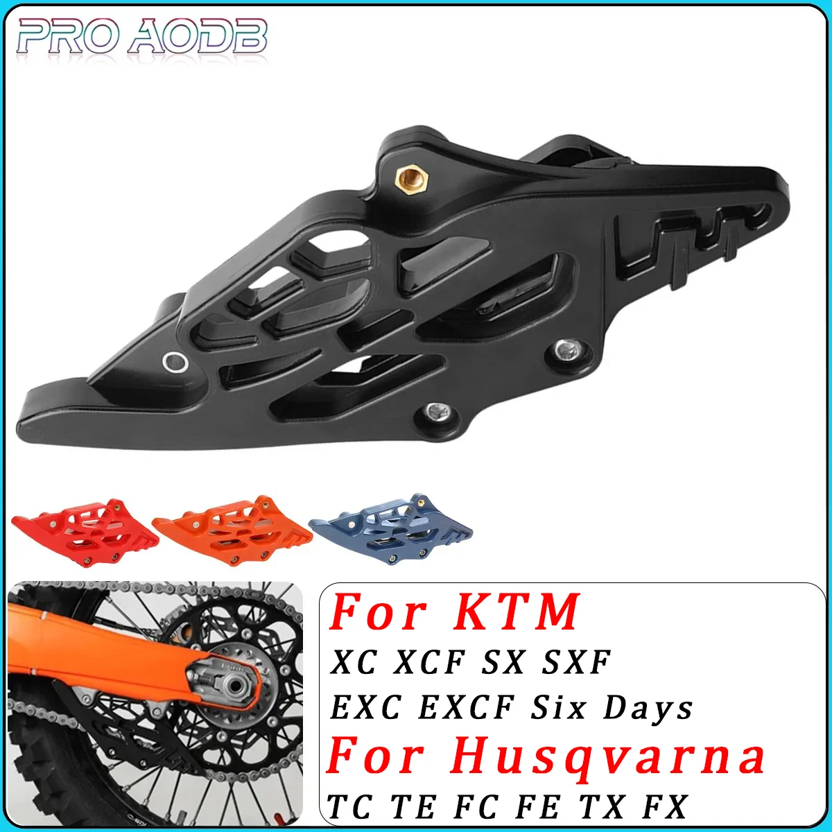 

2024 Motorcycle Rear Chain Guide Guard Cover For KTM EXC EXCF XC XCF SX SXF Husqvarna Gas Gas TX TC TE FC FE FX MC EC EX ES EW