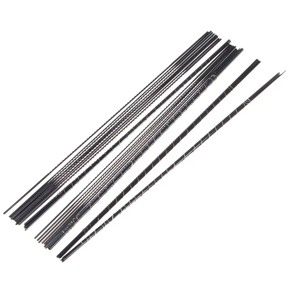 12Pcs/Set Durable 130mm Fine-toothed Scroll Thickness 1#-6# Saw Blades Power Tools U Shape Pull Pull Saw