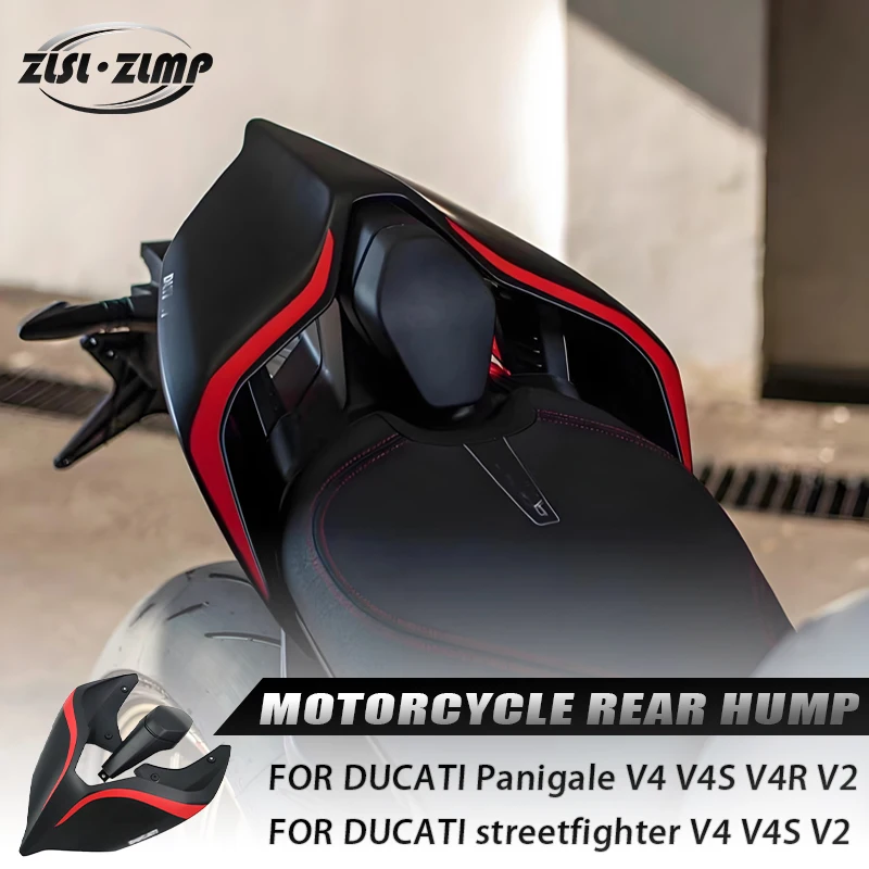 

For Ducati Streetfighter Panigale V4 V4S V4R V2 2018-2024 Rear Cover Tail Fairing Rear Hump Single Seat Cover Rear Tail Hump