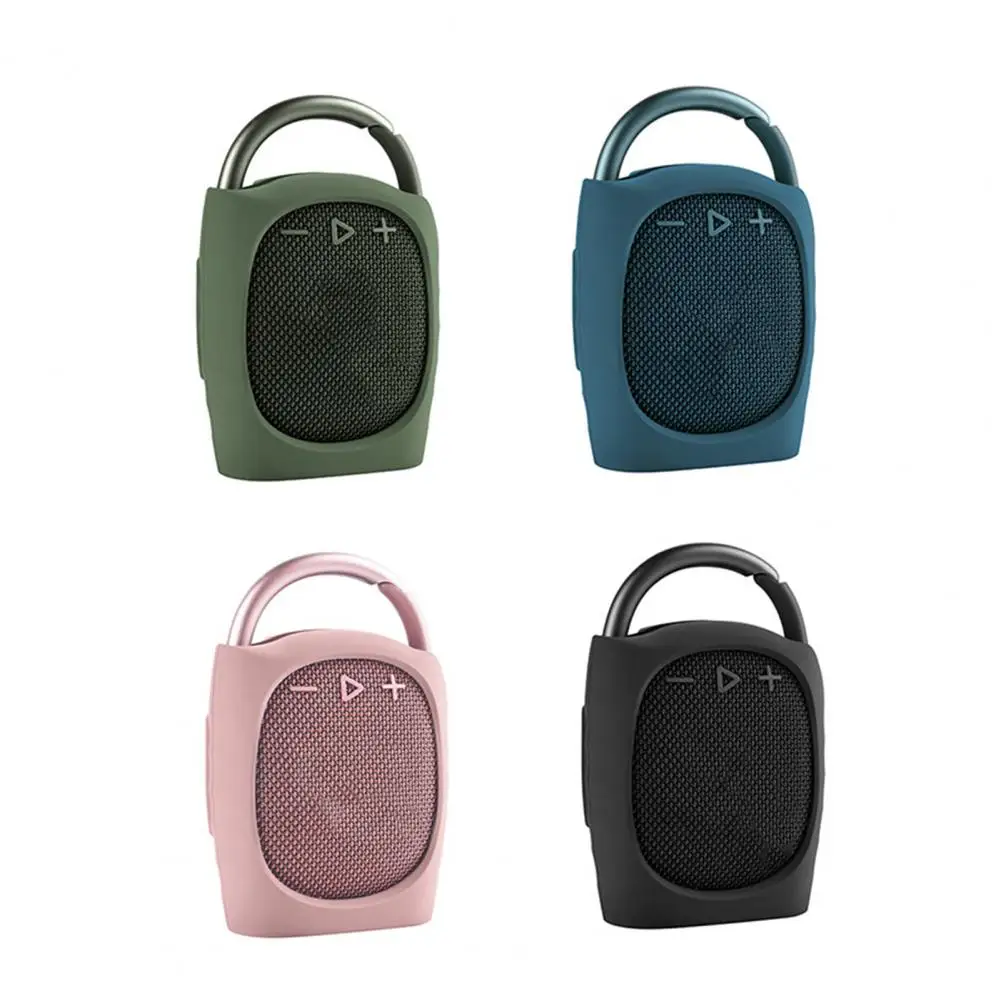 

Loudspeaker Protector Practical Portable All Corners Covered Silicone Bluetooth-compatible Speaker Protective Cover