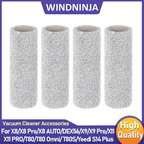 Mop Roller Part Mop Cloth Roller Brush For ECOVACS DEEBOT X9 Pro/X9 Pro Omni/X8 Pro/X8 Pro Omni/X8 AUTO/T80 OMNI/X11 PRO/DEX56