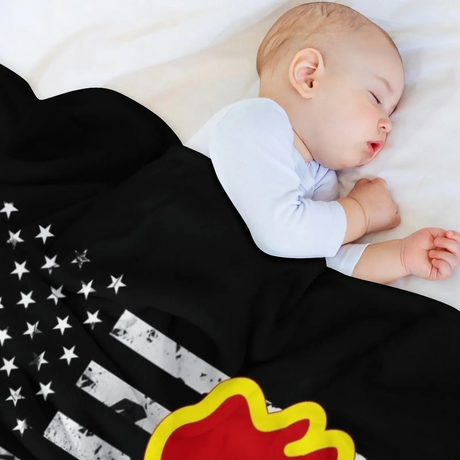 25th Infantry Division (Distressed Flag) Throw Blanket Polar Bed linens Cute Shaggy Blankets