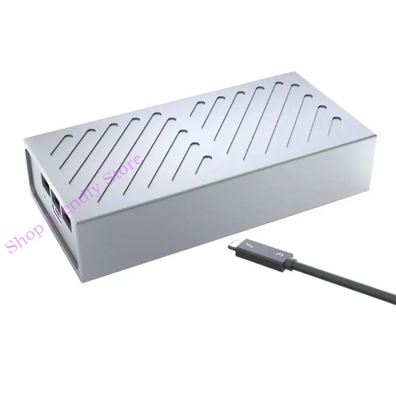 

594A Fast Data Transfer USB4 NVMe SSD Enclosure Aluminum Housing for Computer