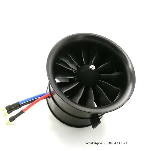 DoBoFo 70mm 12 Blades Ducted Fan EDF Unit with 6S 2300KV Brushless Motor for RC Airplane