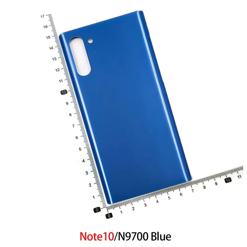 For Samsung Galaxy Note10 Note 10 Glass Back Battery Cover Housing Case Door Rear Panel Parts With Adhesive Sticker Phone Shell