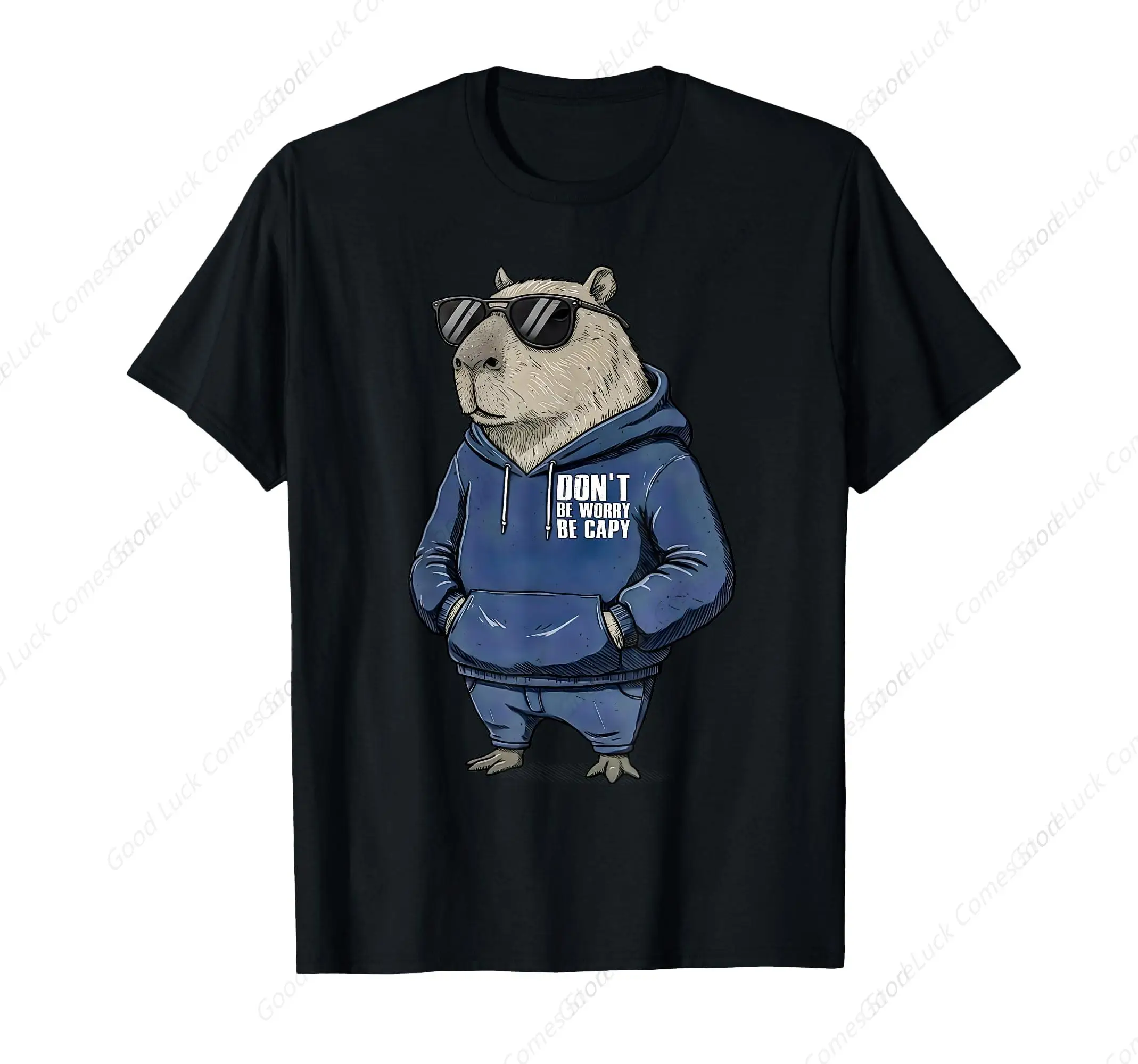 

Забавная футболка Don't Be Worry Be Capy Capybara для мужчин, мальчиков, детей и женщин