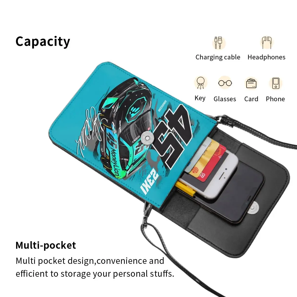 تايلر ريديك 45 محفظة كروس للهاتف الخلوي حقيبة كتف محفظة الهاتف الخليوي حزام قابل للتعديل