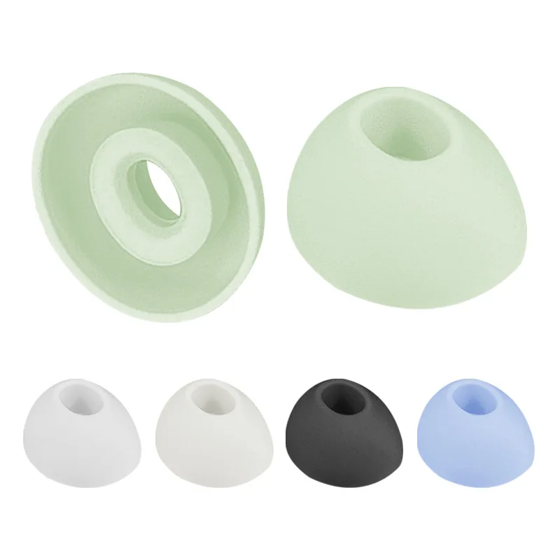 

6Pcs Silicone Ear Tips for OPPO Enco Air 2i/ Air 3i Eartips for OPPO Air3 Pro/Air4 Pro/Free3 Wireless Headset Tips Earplugs