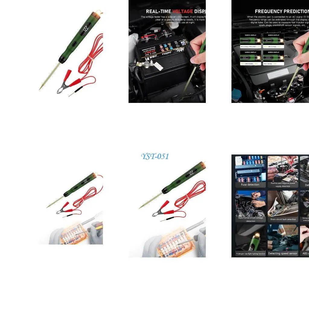 

E15A Digital Electrics Circuit Tester Automobile Test Light Car Truck 5V-30V