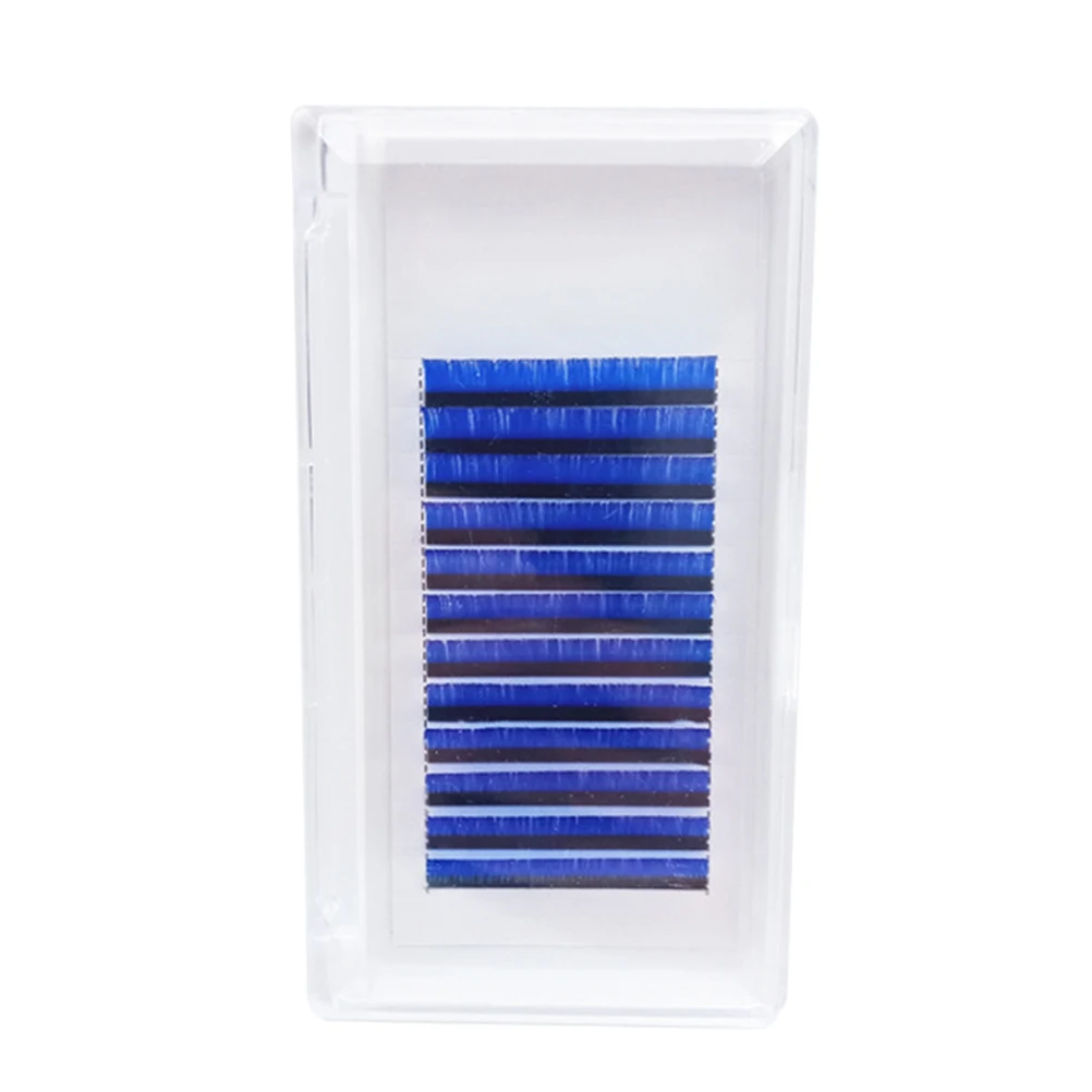 

Blue Single False Eyelashes Chemical Fiber Extensions Long Wear Stage Festival Material Fake Lashes Grafting