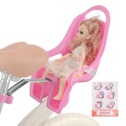 Doll Bike Seat for Girls, Bicycle Doll Chair for 12 14 16 18 20 Inch Girls Bike, American Girl Kids Children Bike Accessories