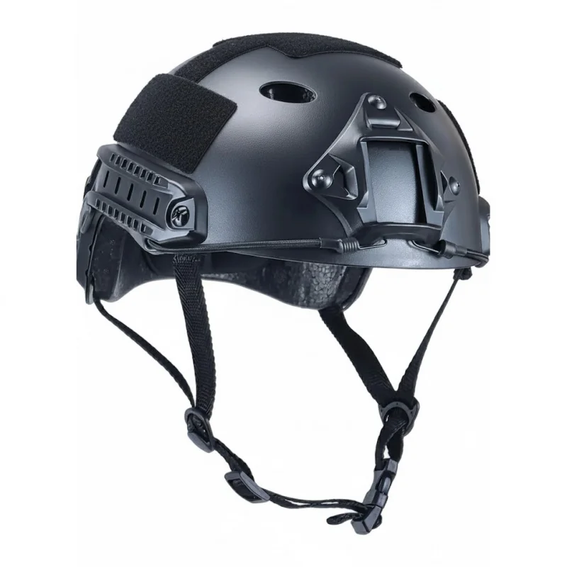 Casco táctico rápido negro Airsoft Paintball - imagen 5