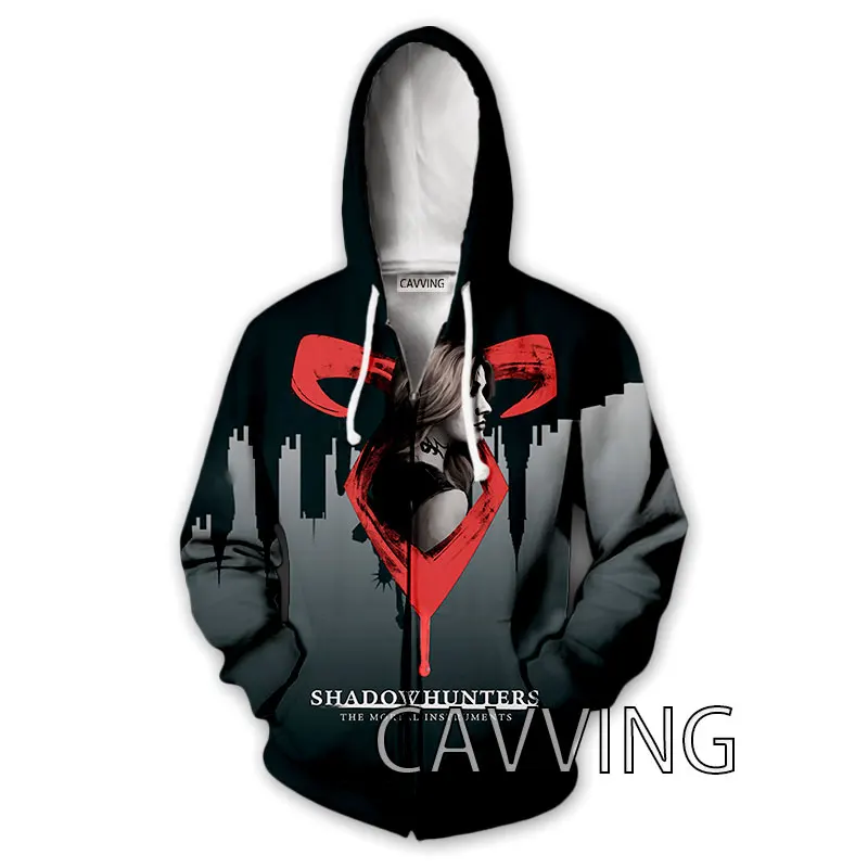 

CAVVING 3D Printed Shadowhunters Zipper Hoodies Zip Hooded Sweatshirt Harajuku Hoodie Sweatshirt for Men/women Z01