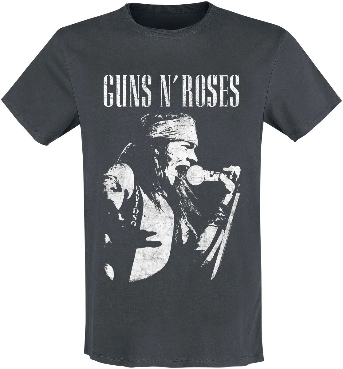 Chapeau Haut De Forme Guns N' Roses Band T-shirt Cotton Graphic Tee Men Women Summer Streetwear - view 5