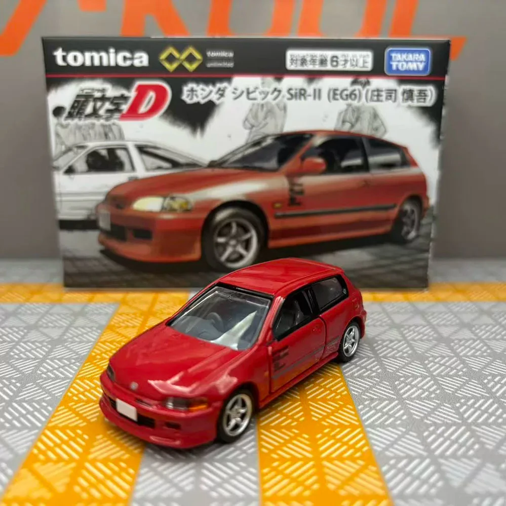Takara Tomy Tomica Premium Unlimited Car, schaal 1/64, Initial D Nissan Skyline GTR BNR32, Honda Civic EG6, modelauto, verzamelobject, cadeau, speelgoed.