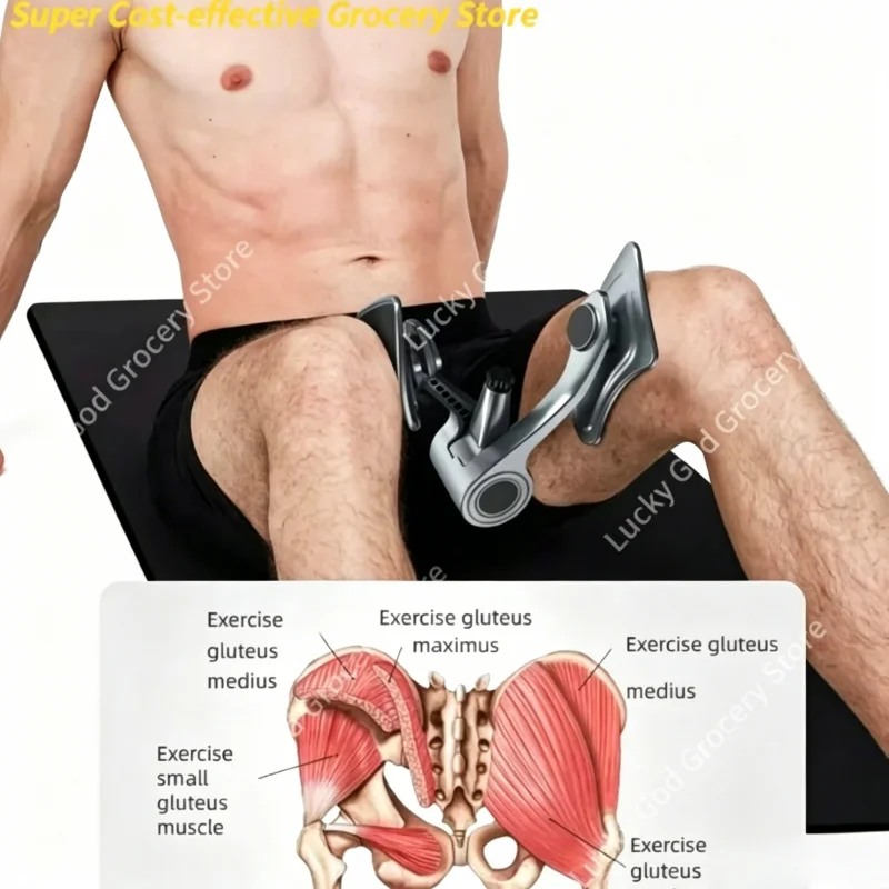 Entrenador de Músculos Pélvicos, Equipo de Ejercicios Kegel para Hombres, Entrenador de Fuerza para Pelvis y Glúteos para Uso Doméstico