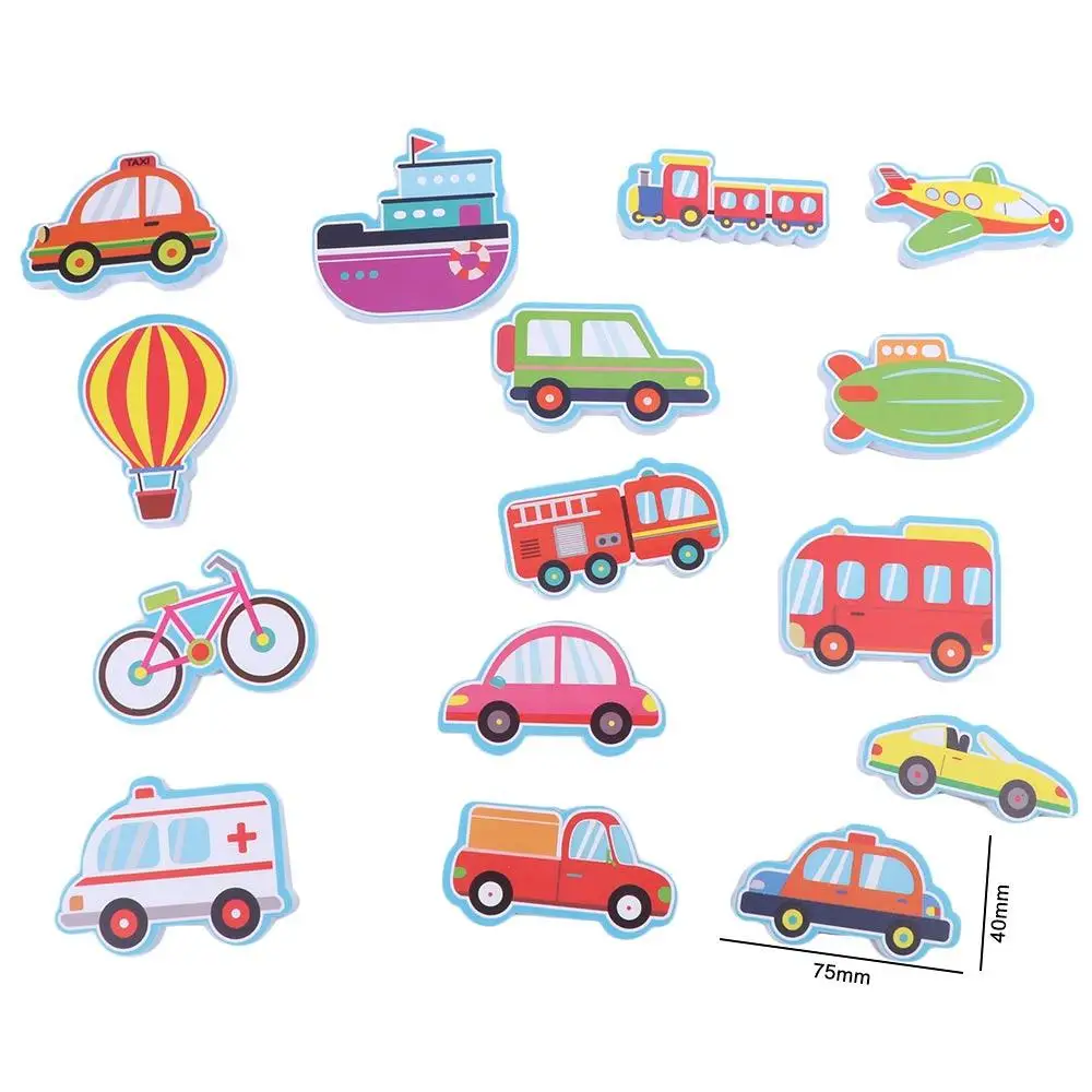 EVA Bathroom Play Water Game Toys Floating Car Boat Children Puzzle Bathing Toys DIY Sticker Toy Soft Baby Bath Puzzles Toy